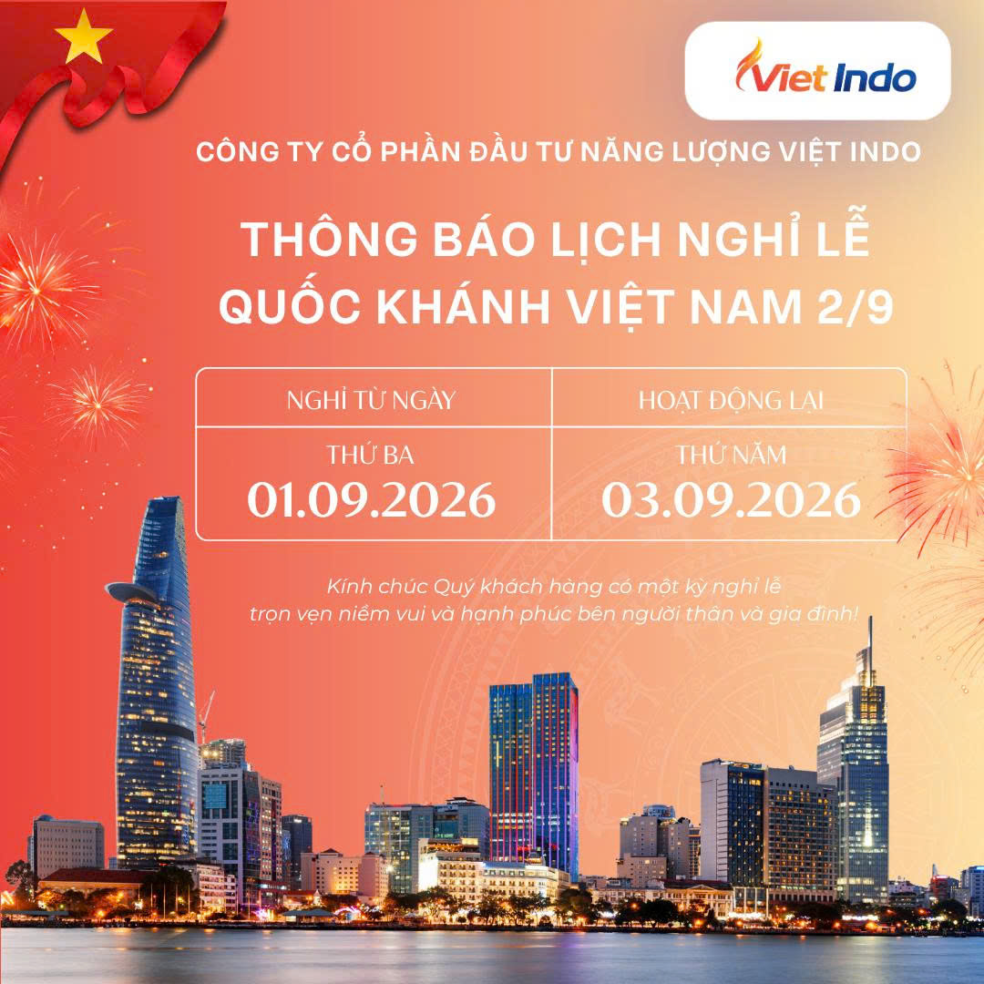 THÔNG BÁO LỊCH NGHỈ LỄ QUỐC KHÁNH 2/9